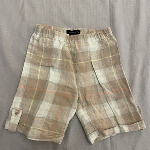 2T Linen Burberry Shorts